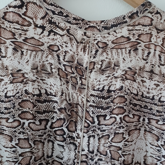 NWT Halston Snakeskin Pattern Tunic Dress - Picture 7 of 11